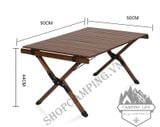  Bàn gỗ gấp gọn cắm trại dã ngoại, bàn gỗ thông New Zealand nhập khẩu chất lượng cao 