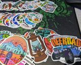  Sticker chủ đề camping hình dán trang trí  phượt du lịch (50 hình) 