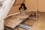  Giường xếp thấp hợp kim nhôm gấp gọn cho dã ngoại cắm trại ngoài trời 