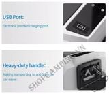  Tủ lạnh T60 60 Lít Alpicool 2 ngăn riêng biệt, tủ lạnh xe hơi, tủ lạnh trong nhà tiện lợi [CHÍNH HÃNG] 