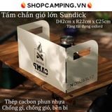  Tấm chắn gió gấp gọn Sundick kèm túi đựng cỡ lớn, tấm che gió bếp cắm trại dã ngoại 