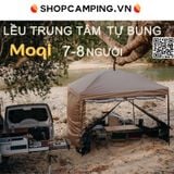  Lều tự bung, lều trung tâm Moqi dã ngoại cỡ lớn dành cho 7-8 người cắm trại, du lịch 