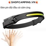  Đèn pin đội đầu mini siêu sáng cực nhỏ gọn 