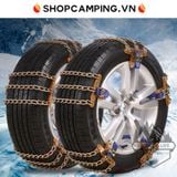  Xích thoát lầy quấn lốp xe, xích gắn bánh xe oto chống trơn trượt đi offroad, cắm trại dã ngoại 