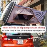  Lều nóc oto mui cứng 210cm Size 4+1 