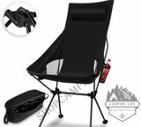  Ghế xếp có gối và tựa cỡ lớn hợp kim nhôm dành cho câu cá, cắm trại, dã ngoại 