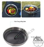  Chảo Inox chống dính quai gấp gọn tiện dụng 