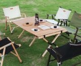  Bàn gỗ gấp gọn cắm trại dã ngoại, bàn gỗ thông New Zealand nhập khẩu chất lượng cao 