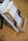  Ghế xếp tam giác khung gỗ xồi gấp gọn dành cho cắm trại dã ngoại 