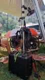  Quạt điện 12v lồng sắt dành cho cắm trại dã ngoại 