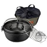  Nồi gang treo dã ngoại cắm trại đa năng Campingmoon DO-28 