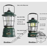  Đèn cắm trại dã ngoại cao cấp Sunrei Hoshino thời gian pin lên đến 216 giờ 