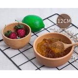  Chén gỗ sồi nguyên khối,Bát Ăn Bằng Gỗ Sồi Tự Nhiên Không Sơn Màu An Toàn Cho Bé 