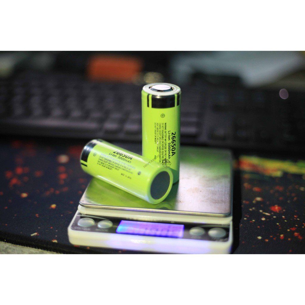  [Chính Hãng ]Pin Sạc Panasonic NCR26650A ( Pin 26650 ) Dung Lượng 5000 mAh - Made In Japan 