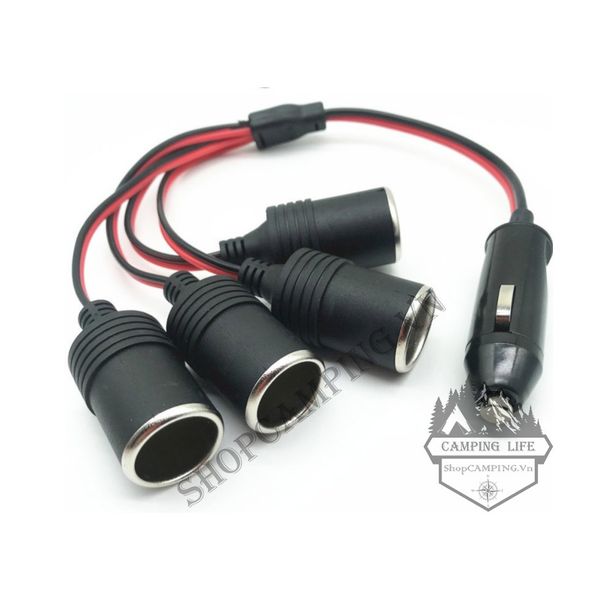  Cáp Chia Đầu Tẩu Sạc Trên ôtô 1 ra 4/ 1 ra 3(công suất cao 200w) 