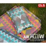  Gối hơi tự phồng hoa văn thổ cẩm nhiều màu 