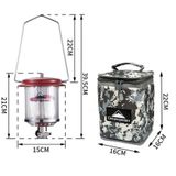  Đèn gas đôi 2 bấc đèn Campingmoon T8 