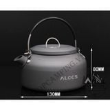  Ấm đun nước chất liệu nhôm cao cấp 0.8L Alocs CW-K02 tiện dụng cho hoạt động trong nhà và ngoài trời 