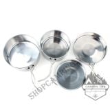  Bộ nồi inox dã ngoại,cắm trại 4 món 
