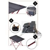  Bàn Vải Gấp Gọn Cắm Trại,Dã Ngoại Siêu Nhẹ Size Lớn 