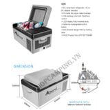 Tủ lạnh C20 20Lít Alpicool [CHÍNH HÃNG Hàng link Order] (đầy đủ phụ kiện có app điều khiển qua điện thoại) 