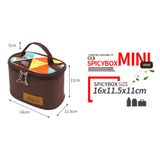  Bộ 6 hộp đựng gia vị hiệu CLS, lọ gia vị đi phượt cắm trại, dã ngoại, leo núi 