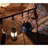  Giá Treo đồ dã ngoại gấp gọn hợp kim nhôm, giá móc đồ chịu Tải 12Kg kèm 6 móc 