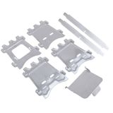  Bếp củi dã ngoại inox, bếp than xếp gọn du lịch, cắm trại 