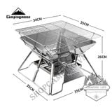  Bếp nướng dã ngoại,cắm trại Campingmoon MT2 