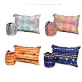  Gối hơi tự phồng hoa văn thổ cẩm nhiều màu 