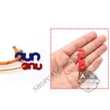  Set 10 dụng cụ căng dây lều hợp kim nhôm siêu nhẹ, móc khóa dây lều, tăng bạt cắm trại, dã ngoại 