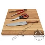  Bộ thớt gỗ đựng dao 4 món tiện lợi cho cắm trại, dã ngoại, picnic... 