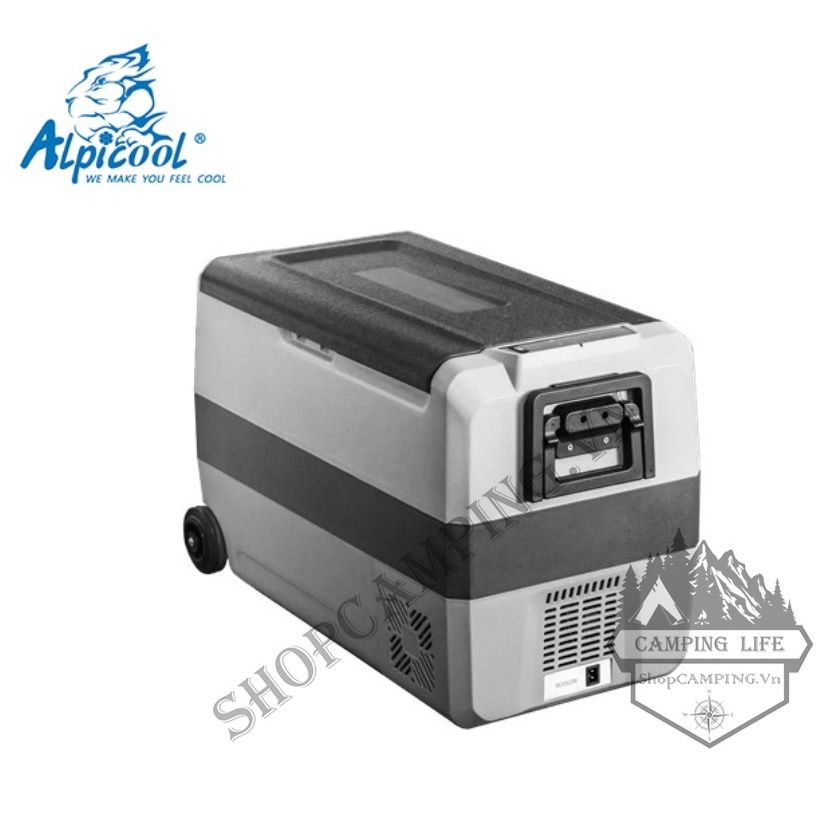  Tủ lạnh T50 50 Lít Alpicool [CHÍNH HÃNG link Order] 2 ngăn riêng biệt, tủ lạnh xe hơi, tủ lạnh trong nhà tiện lợi 