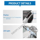  Tủ lạnh T50 50 Lít Alpicool [CHÍNH HÃNG link Order] 2 ngăn riêng biệt, tủ lạnh xe hơi, tủ lạnh trong nhà tiện lợi 