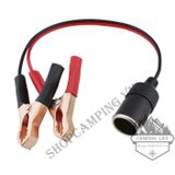  Tẩu kẹp ắc qui tẩu cái đầu cái lấy điện bình xe hơi ô tô, cáp chuyển kẹp acqui sang tẩu thuốc ô tô tiện dụng 
