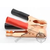  Đầu kẹp acquy, kẹp cá sấu kẹp bình ắc quy 80mm 50A (bộ 2 cái) 