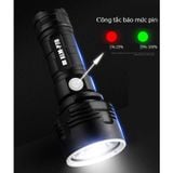  Đèn pin siêu sáng chip led P70 50w ,sạc cổng USB kèm 1 pin 26650 