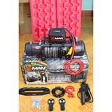  Tời điện cáp mềm xe bán tải, oto X-Man 12.000Lbs Full phụ kiện– giải pháp lý tưởng cho xe bán tải & SUV 