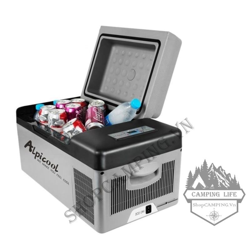  Tủ lạnh C20 20Lít Alpicool [CHÍNH HÃNG Hàng link Order] (đầy đủ phụ kiện có app điều khiển qua điện thoại) 