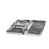  Bếp nướng Camping, bếp than nướng inox xếp gọn siêu dày dành cho cắm trại, dã ngoại 