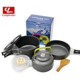  Bộ nồi cắm trại kèm ấm nước DS 308 (đầy đủ phụ kiện) 