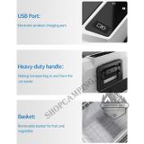  Tủ lạnh T50 50 Lít Alpicool [CHÍNH HÃNG link Order] 2 ngăn riêng biệt, tủ lạnh xe hơi, tủ lạnh trong nhà tiện lợi 