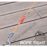  Set 10 dụng cụ căng dây lều hợp kim nhôm siêu nhẹ, móc khóa dây lều, tăng bạt cắm trại, dã ngoại 