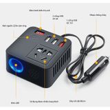  Bộ sạc điện điện thoại tích hợp inverter 12v sang 220v có sạc nhanh QC3.0 xe hơi 