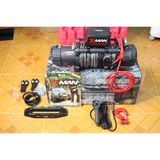  Tời điện cáp mềm xe bán tải, oto X-Man 12.000Lbs Full phụ kiện– giải pháp lý tưởng cho xe bán tải & SUV 