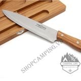  Bộ thớt gỗ đựng dao 4 món tiện lợi cho cắm trại, dã ngoại, picnic... 