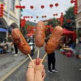  Lạp xưởng nướng đá Trung siêu ngon, lạp xương tươi, nướng chiên thơm ngon 