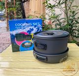  Bộ nồi xếp gọn 15 món siêu nhẹ đi phượt, dã ngoại cắm trại DS 508 