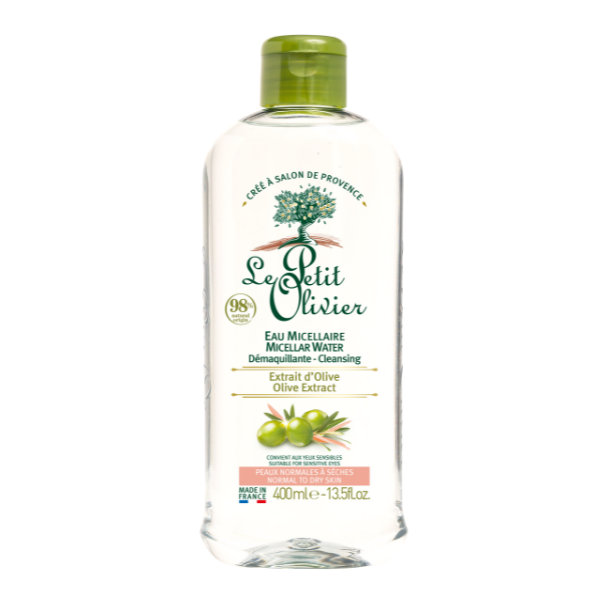 Nước tẩy trang Micellar chiết xuất dầu olive 400ml