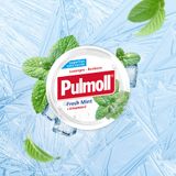 Kẹo Ngậm Pulmoll Fresh Mint Sugar Free 45g + Vitamin C (Vị Bạc Hà + Vitamin C)
